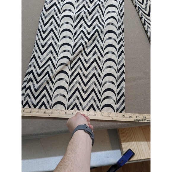 ARK & Co  Women’s Palazzo Pants Black & Stone 100% Polyester Size Large - Picture 9 of 12